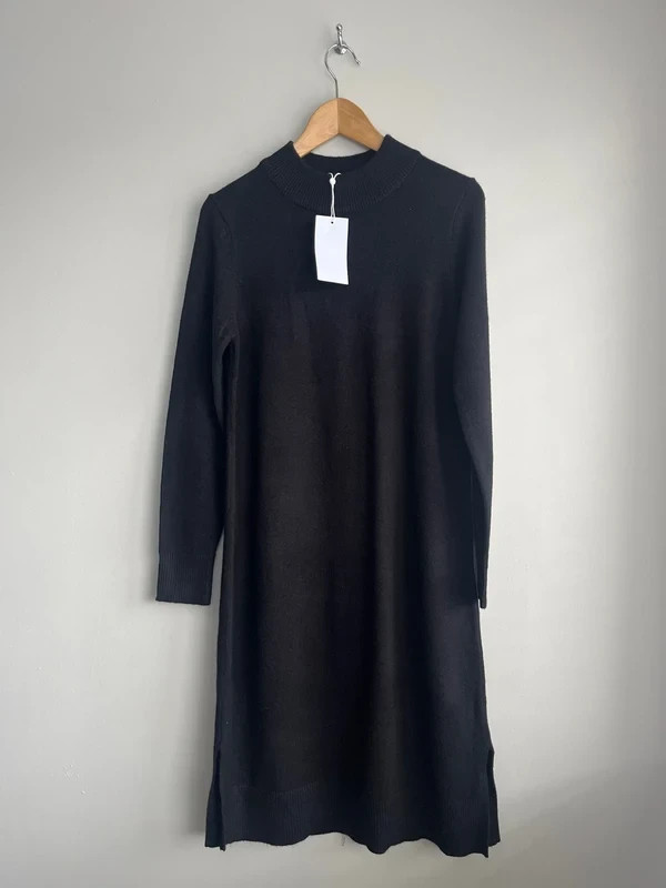 Vila Viril Long Sleeved Midi Dress Size UK M BNWT RRP £40