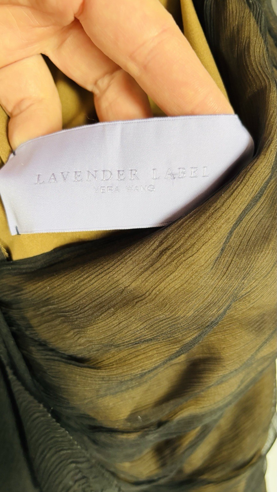 Vera Wang Lavender Label Silk Bow Beaded Cocktail Dress Size 2