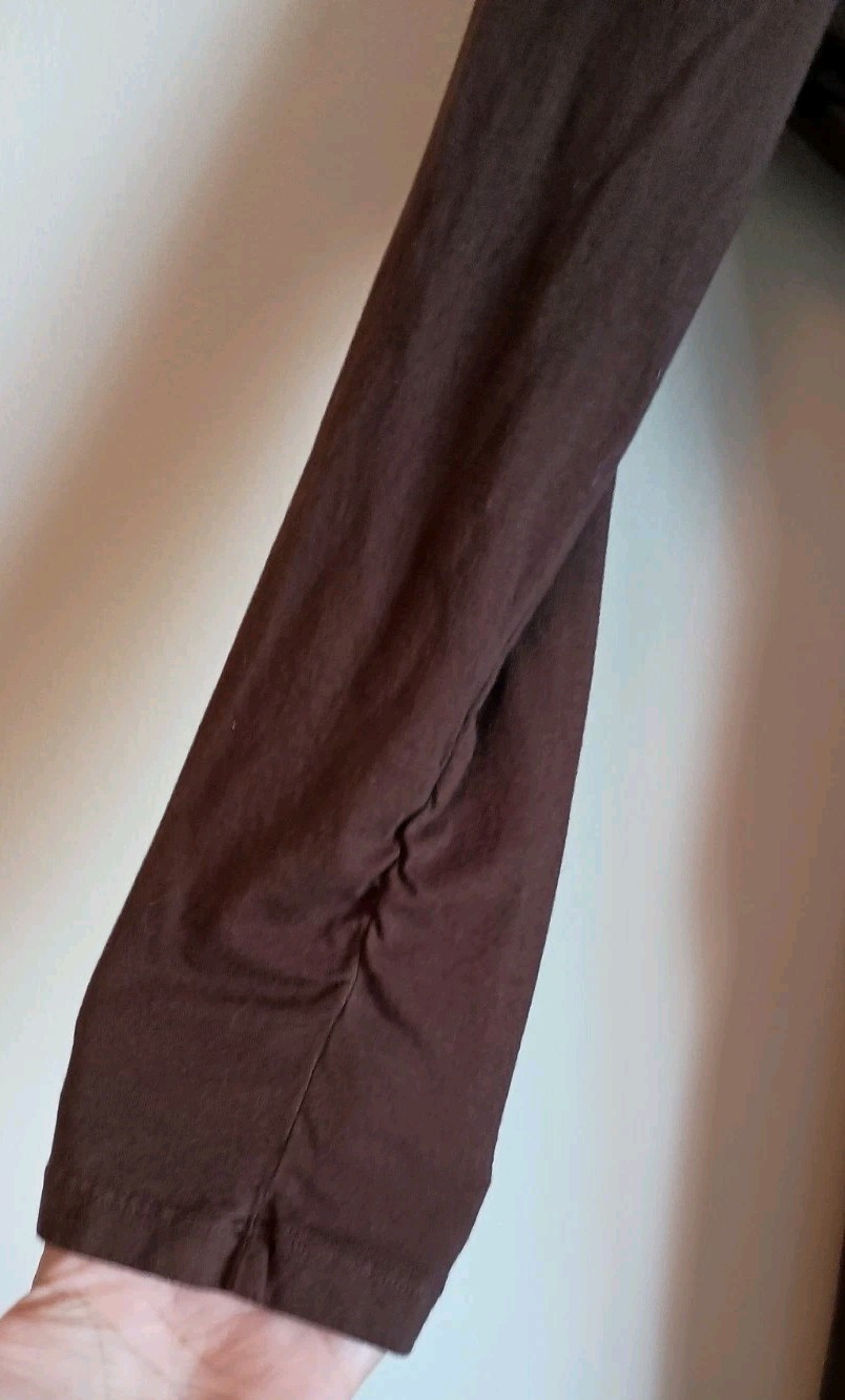Johnny Was Earthy Brown Embroidered Dress Boho Western Whimsical Small
