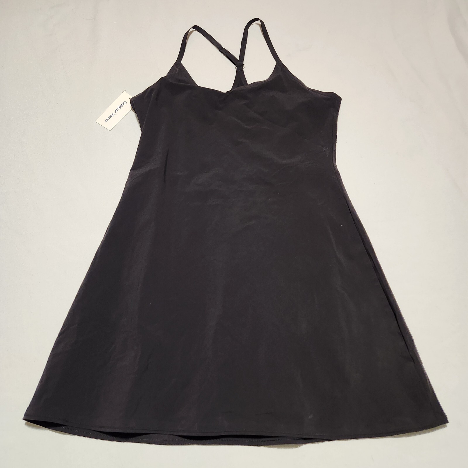 Outdoor Voices Exercise Dress Womens Medium Black Skort Tennis Pickleball Active