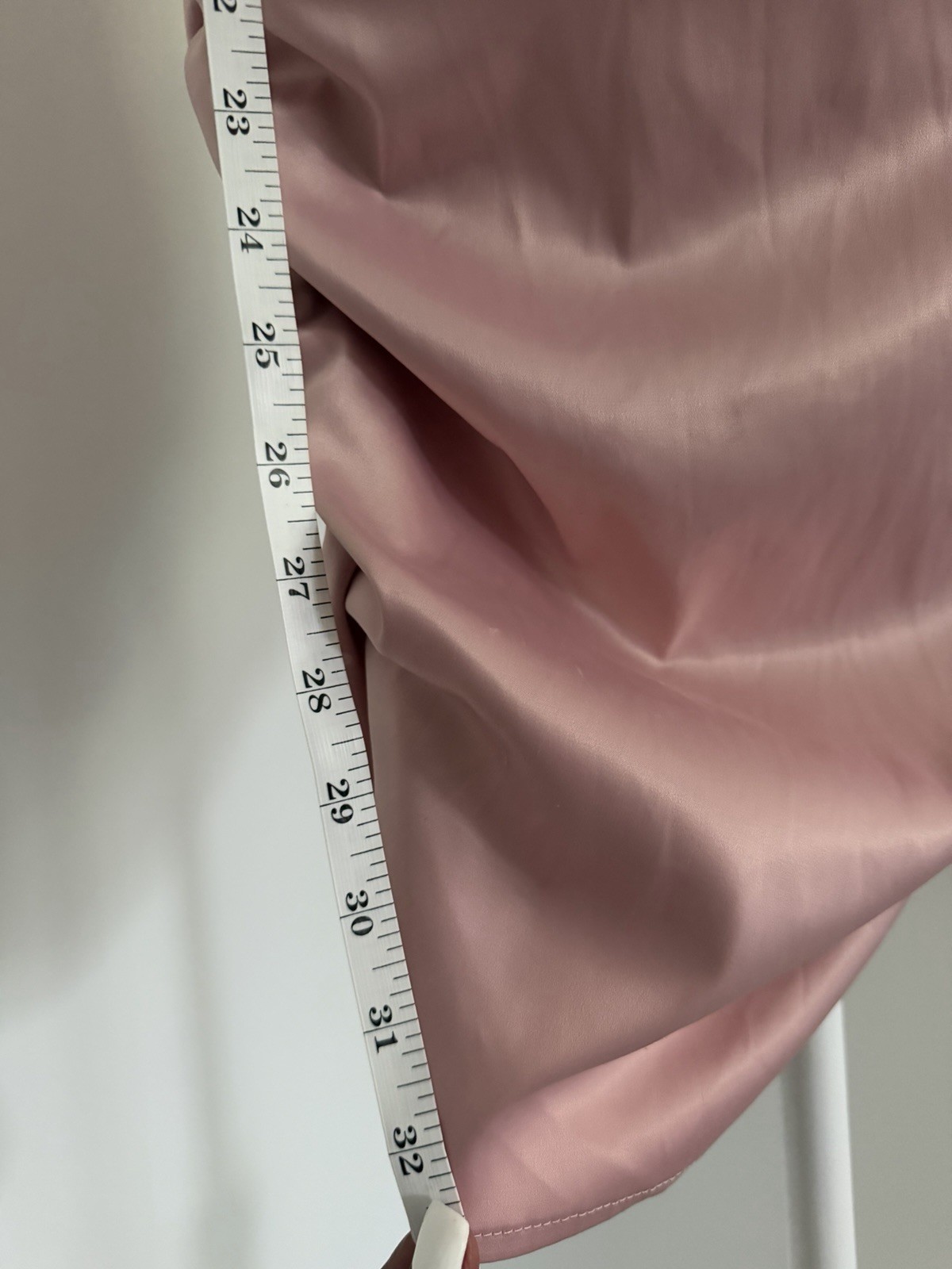 Pink Solid Satin Sweetheart Ruched Bodycon Mini Dress Zip Size S