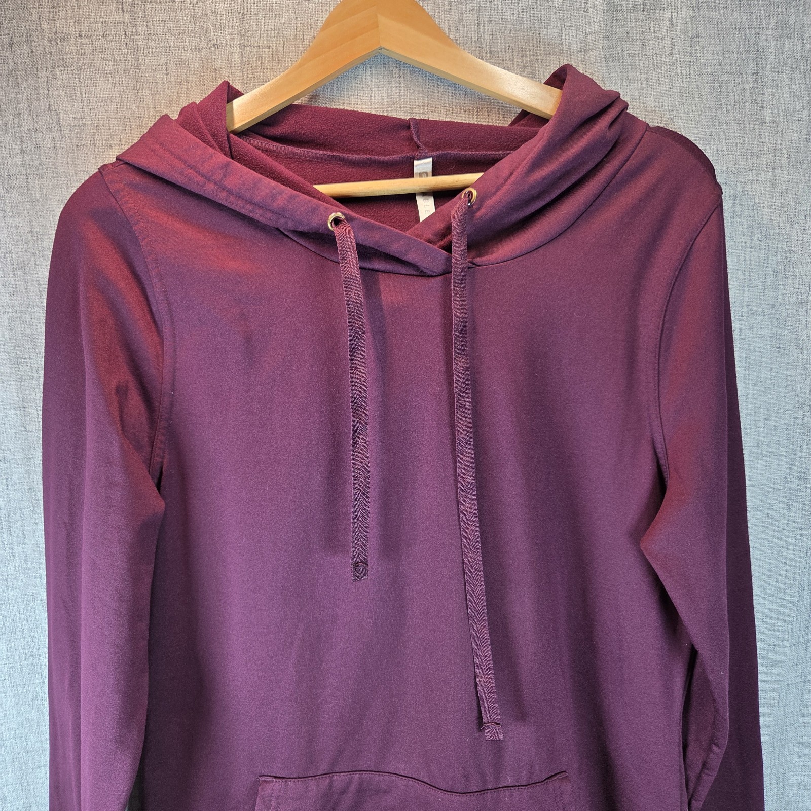 Fabletics Dress Womens Medium Purple Yukon Hoodie Fleece Kangaroo Pocket Sporty