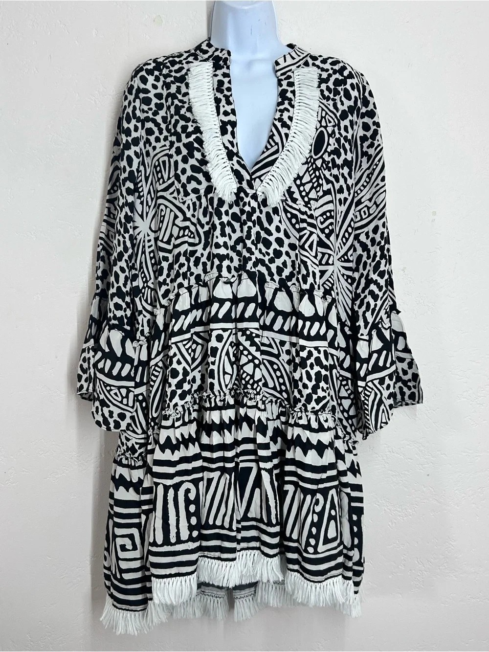 NWT Kenny Flowers The Polynesia Tunic Dress Size M