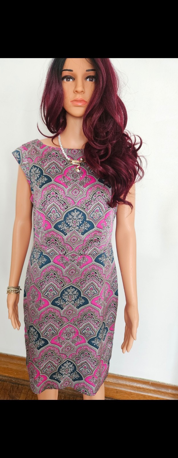 NWT The Limited Floral Tapestry Boho Sleeveless Dress Lined Size 8 Brand New