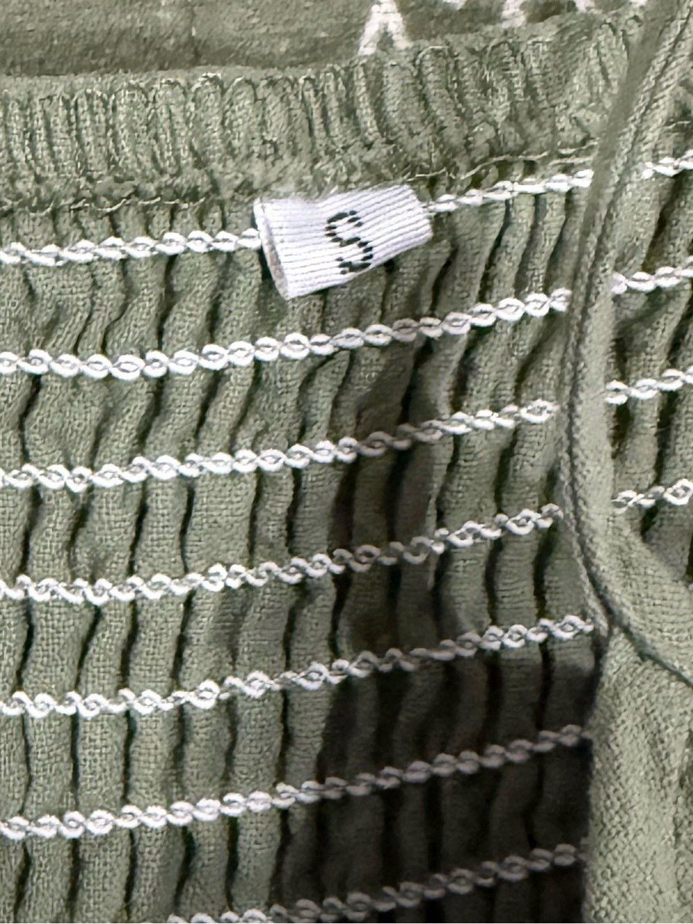 Spaghetti Strap Button-Front Green Dress with pockets, Size Small
