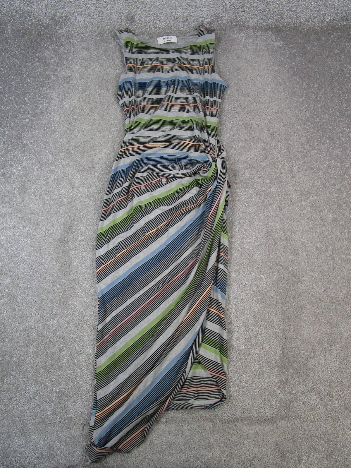 Bailey/44 Dress Womens Small Gray Green Pink Blue Wrap