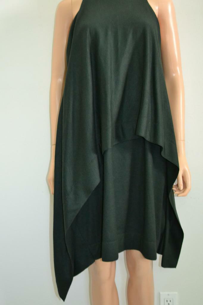 Bottega Veneta Dark Green 100% Wool Tunic/Dress Size 38/US 2