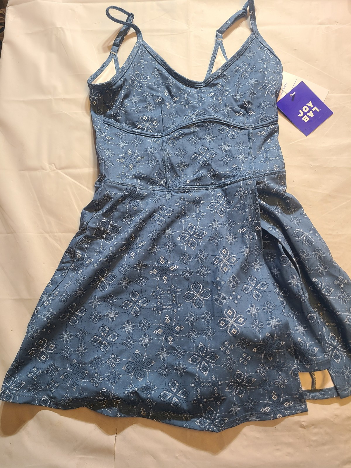 Women’s Corset Detail Active DressJoyLab Blue Size XS