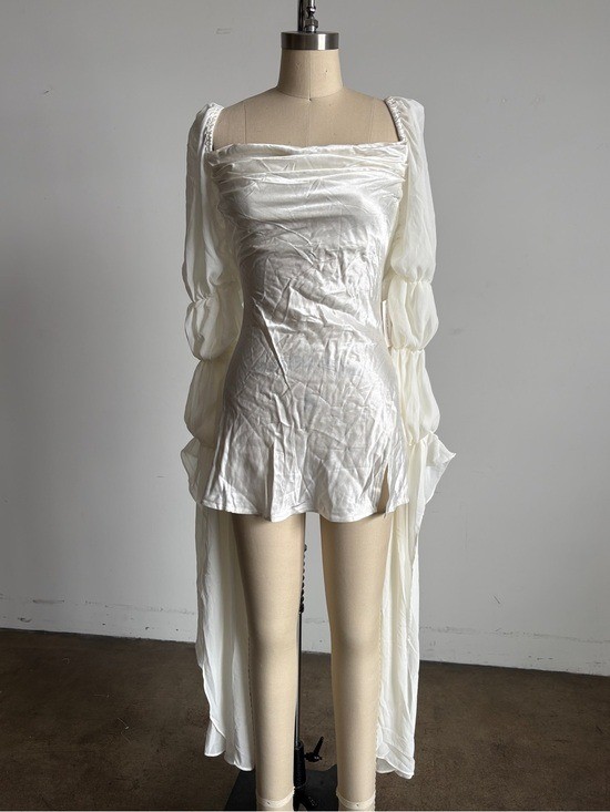 $329 NWT For Love And Lemons “Willow” Ruched Mini Dress Sz X-Large