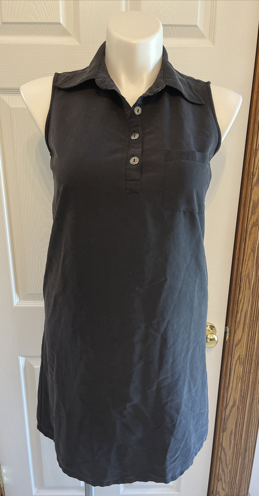 HSZ Studio Black Sleeveless Dress M N5