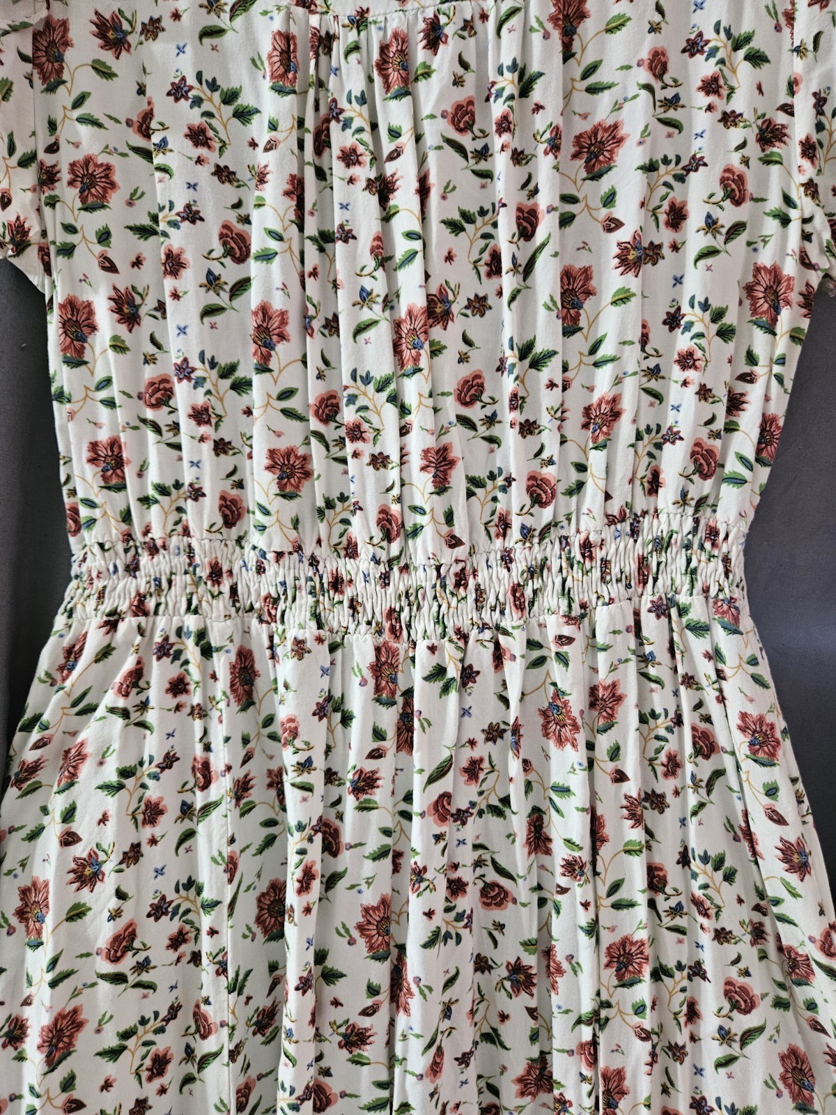 GGO Size Small Maxi Cottagecore Inspired Bohemian Style Dress Floral Button Up
