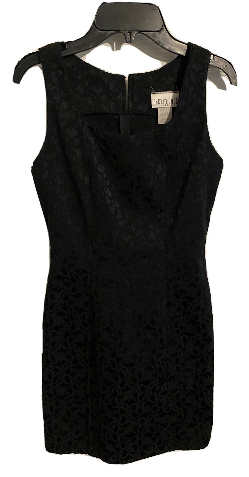 Pretty Good U.S.A Women’s Vintage Small Size Chico Black Dress Polyester/Lycra