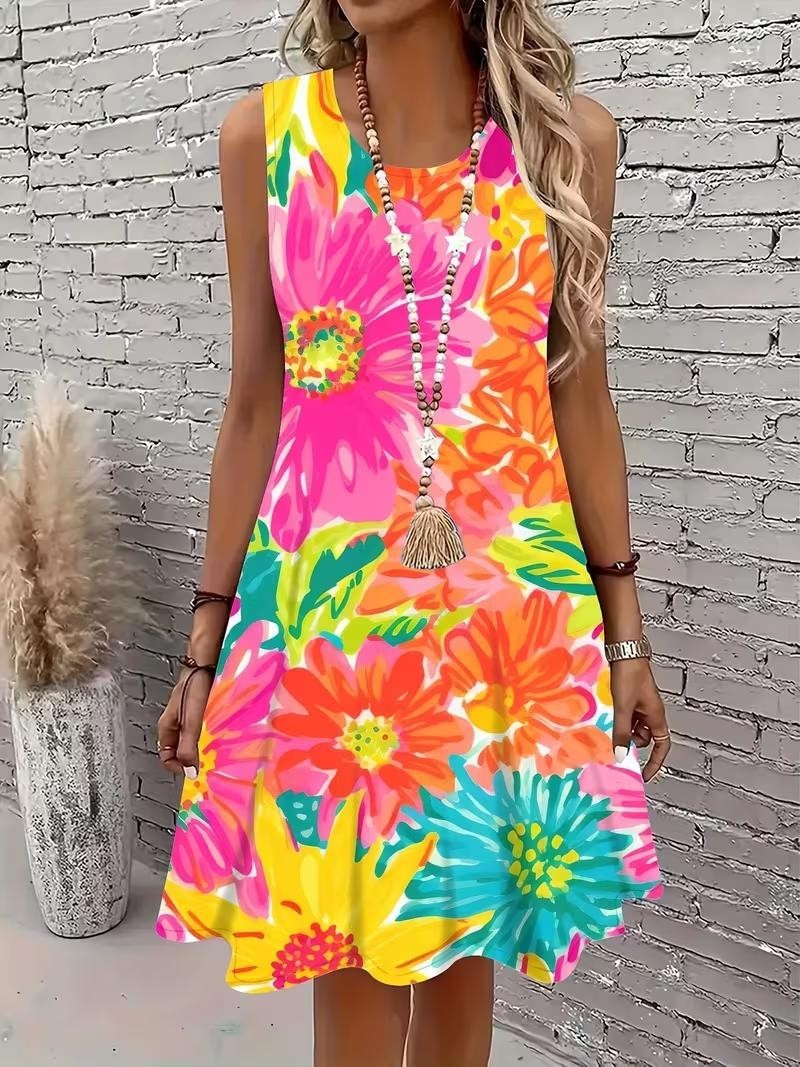 Plus 5XL (Size 22) Sassy & Elegant – Beach to Cocktails Dress ✨New