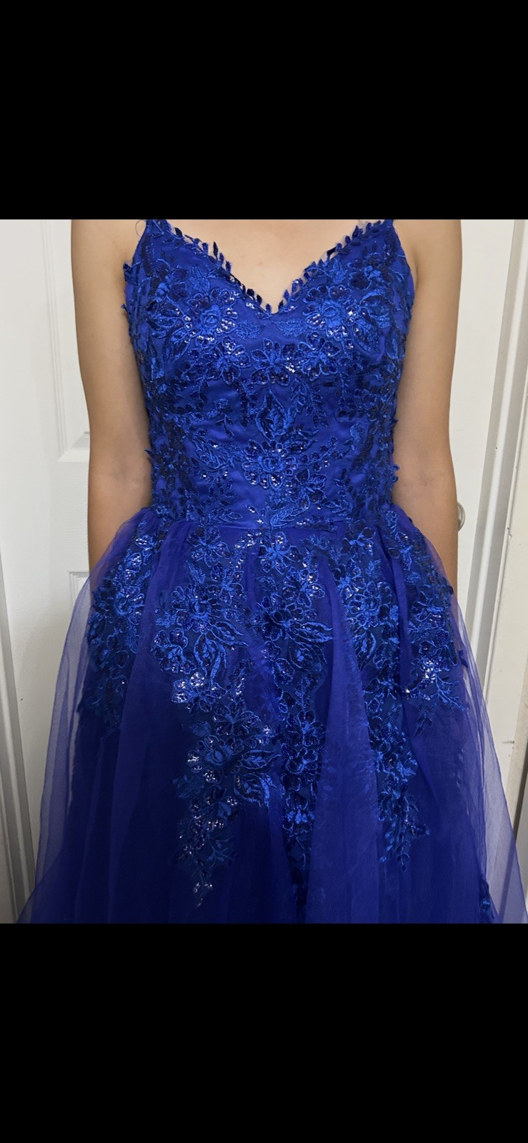 Royal Blue Women’s Sparkling formal gown S