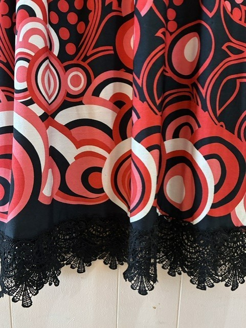 White Mark Dress Lace Crochet Stretch, Black, White, Pink, Red Size 2x