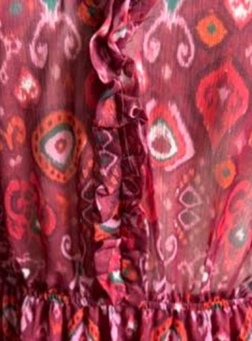 NEW WITHOUT TAGS Red/Pink/Orange/Green/White Regular Size S Dress from Zara