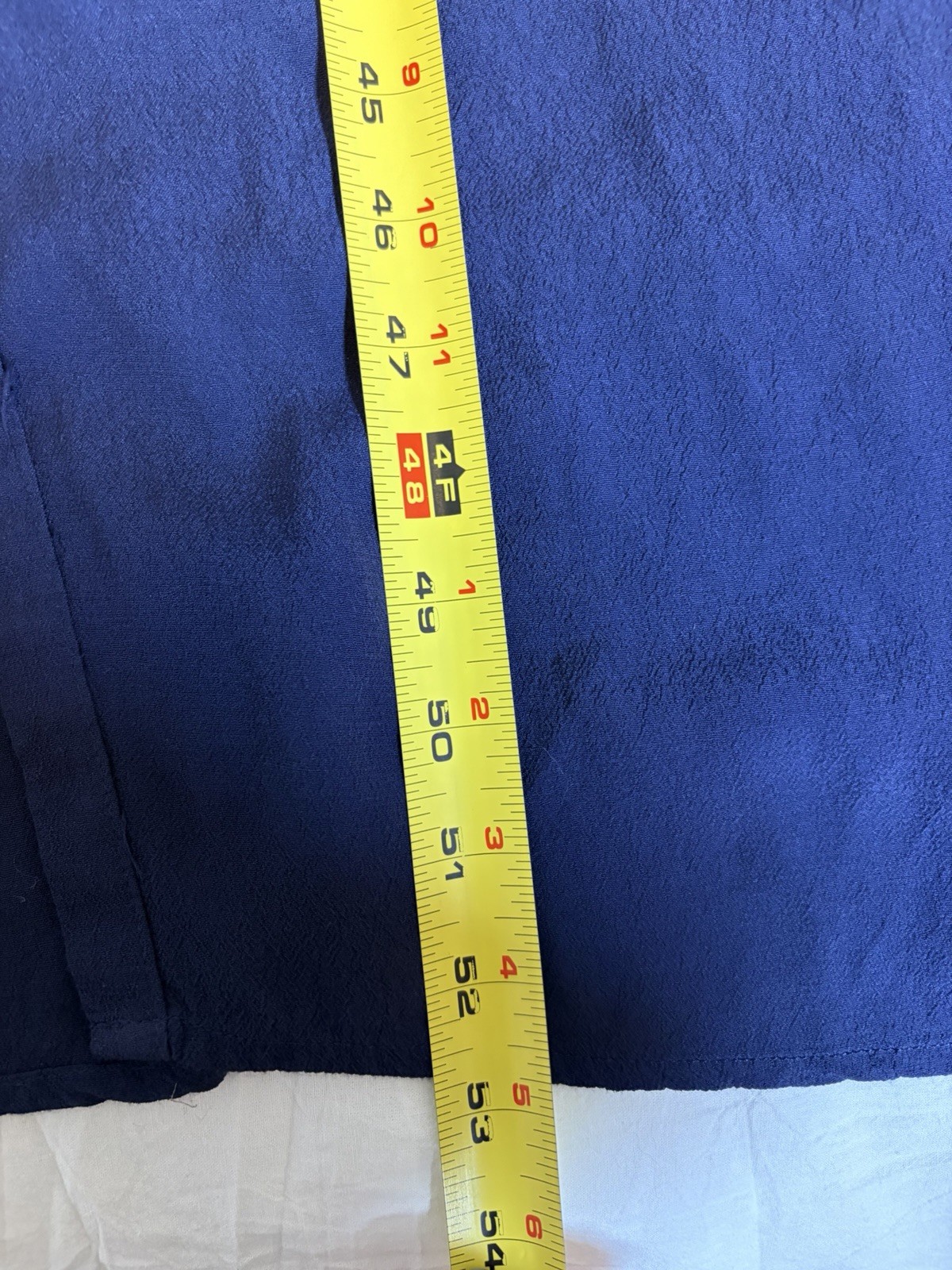 GAP Navy Maxi Dress~M~Button Front Rayon Crepe Tie Waist Versatile Office Party