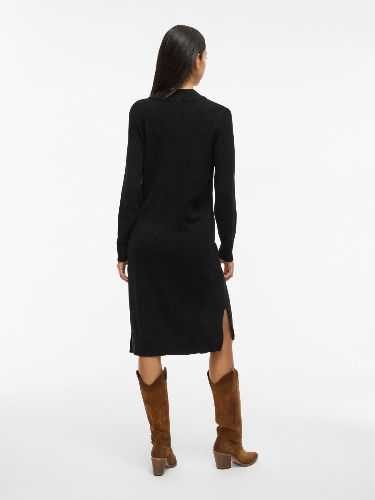 Vila Viril Long Sleeved Midi Dress Size UK M BNWT RRP £40