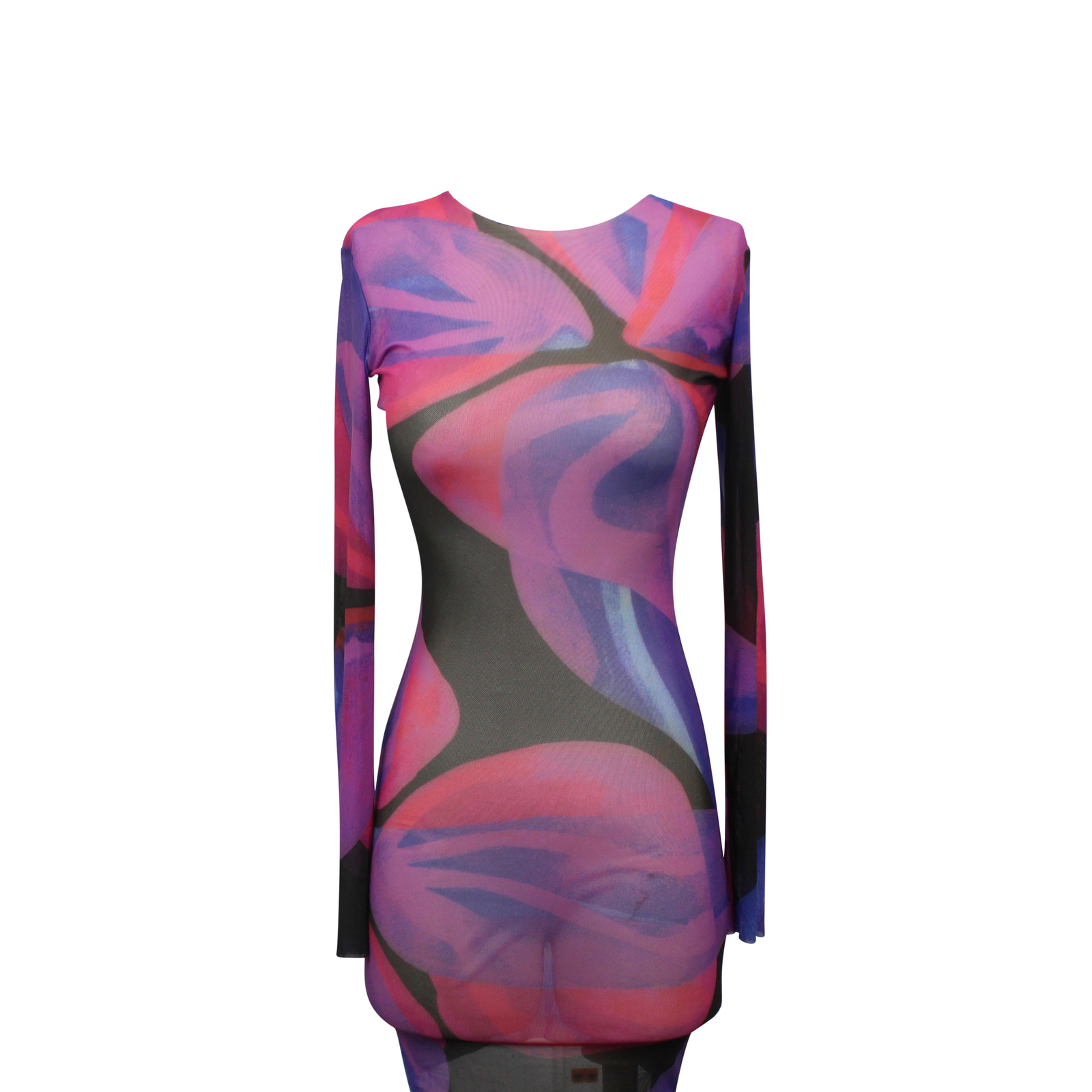 NWT LOUISA BALLOU MEDUSA PRINT BEACH BUM LYCRA COLORFUL DRESS SIZE M $495