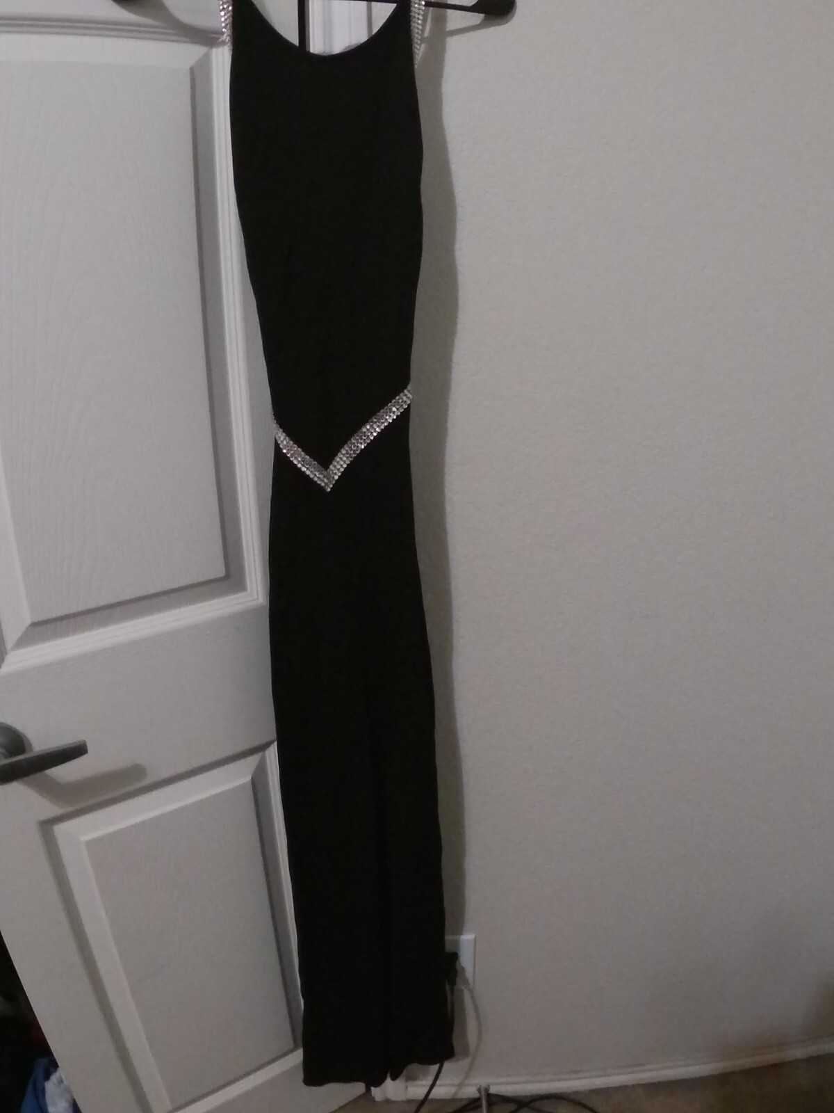 Silk Rhinestones Dress Nicole Bakli Design BEST OFFER WILL BE CONSIDERED