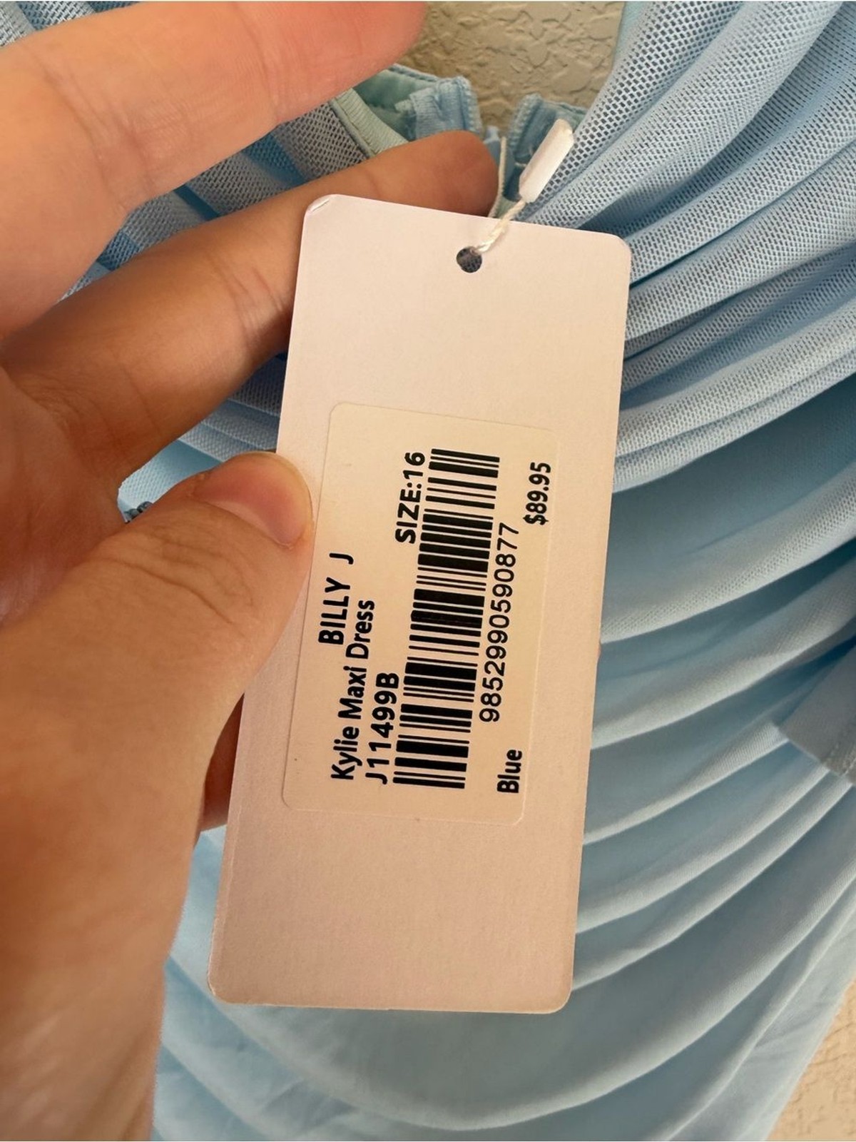 Billy J Kylie Maxi Dress Light Dusty Blue Size AUS 16 (US 12) BNWT