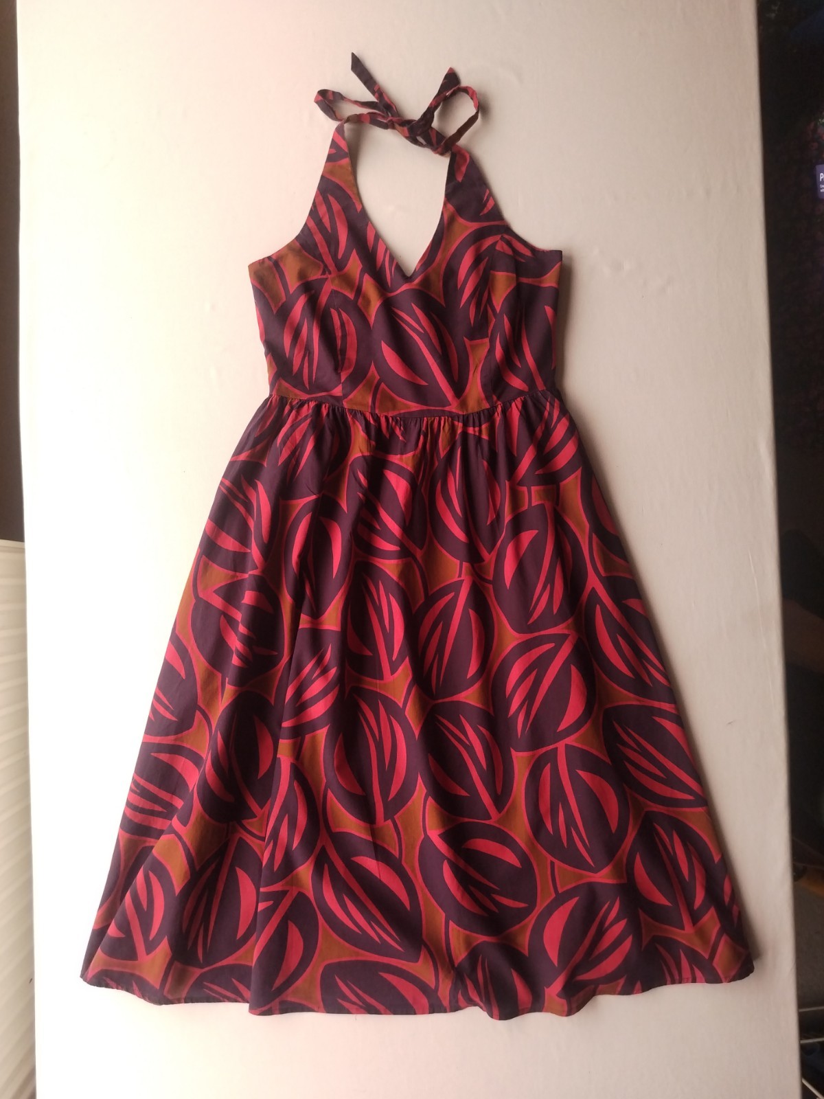 La Redoute Vintage-Style Halterneck A-line dress -UK Size 6