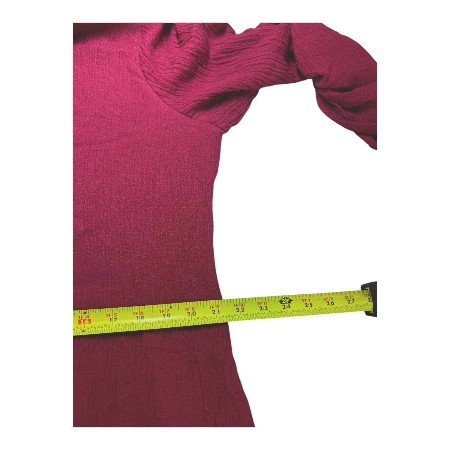 Soft Surroundings Everly Guaze Berry Midi Dress Sz Large Lagenlook New W/Tags