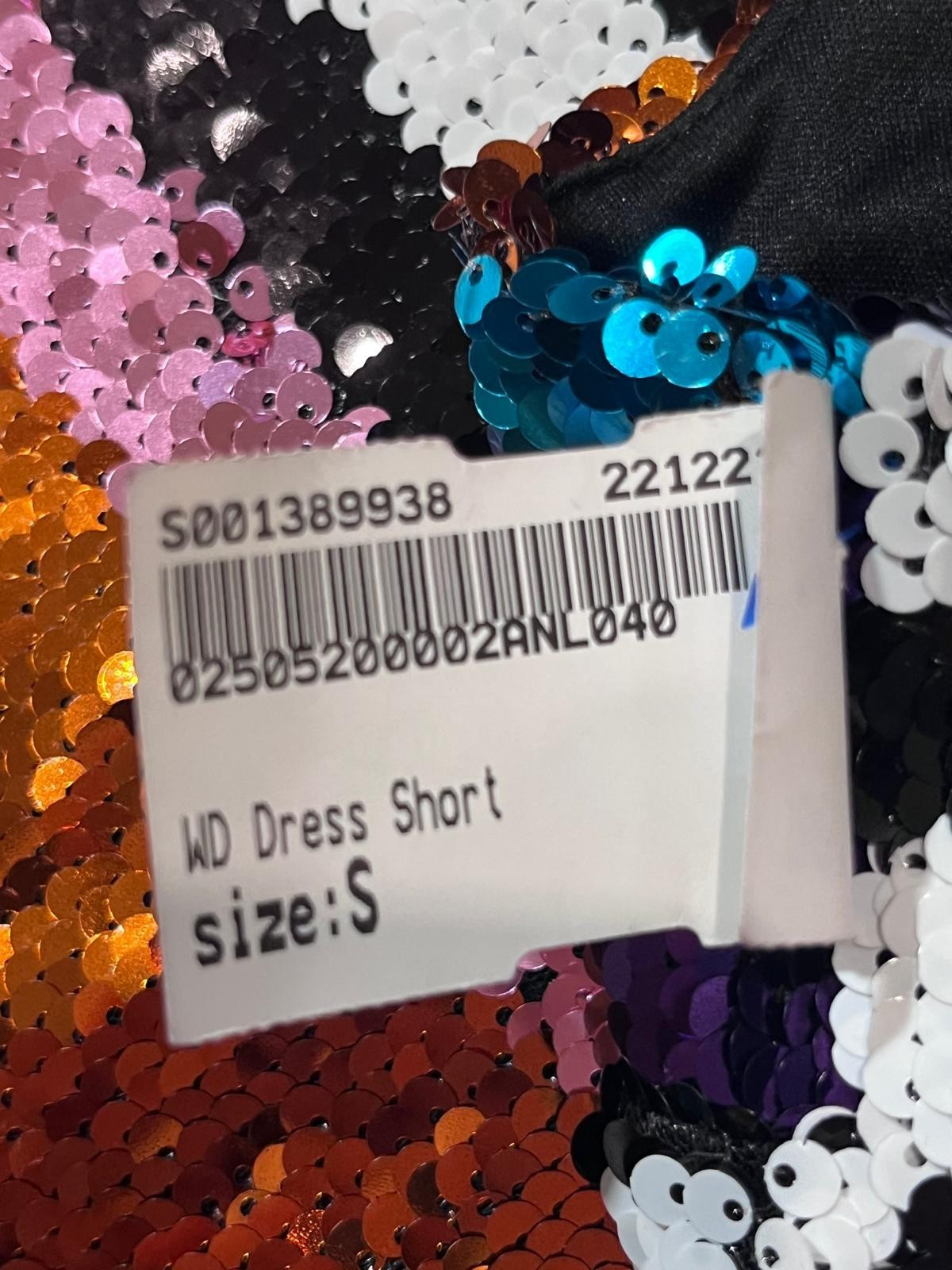 Multicolor Striped Sequin Halter Mini Dress Shimmer Party Clubwear