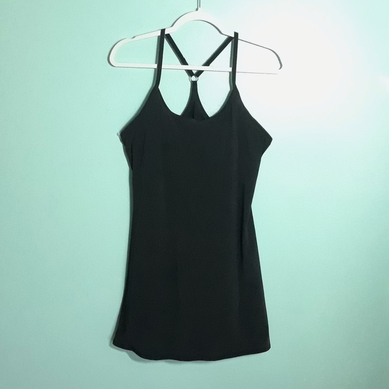 Outdoor Voices The Exercise Dress size Medium, Black Hike Running Tennis Pocket
