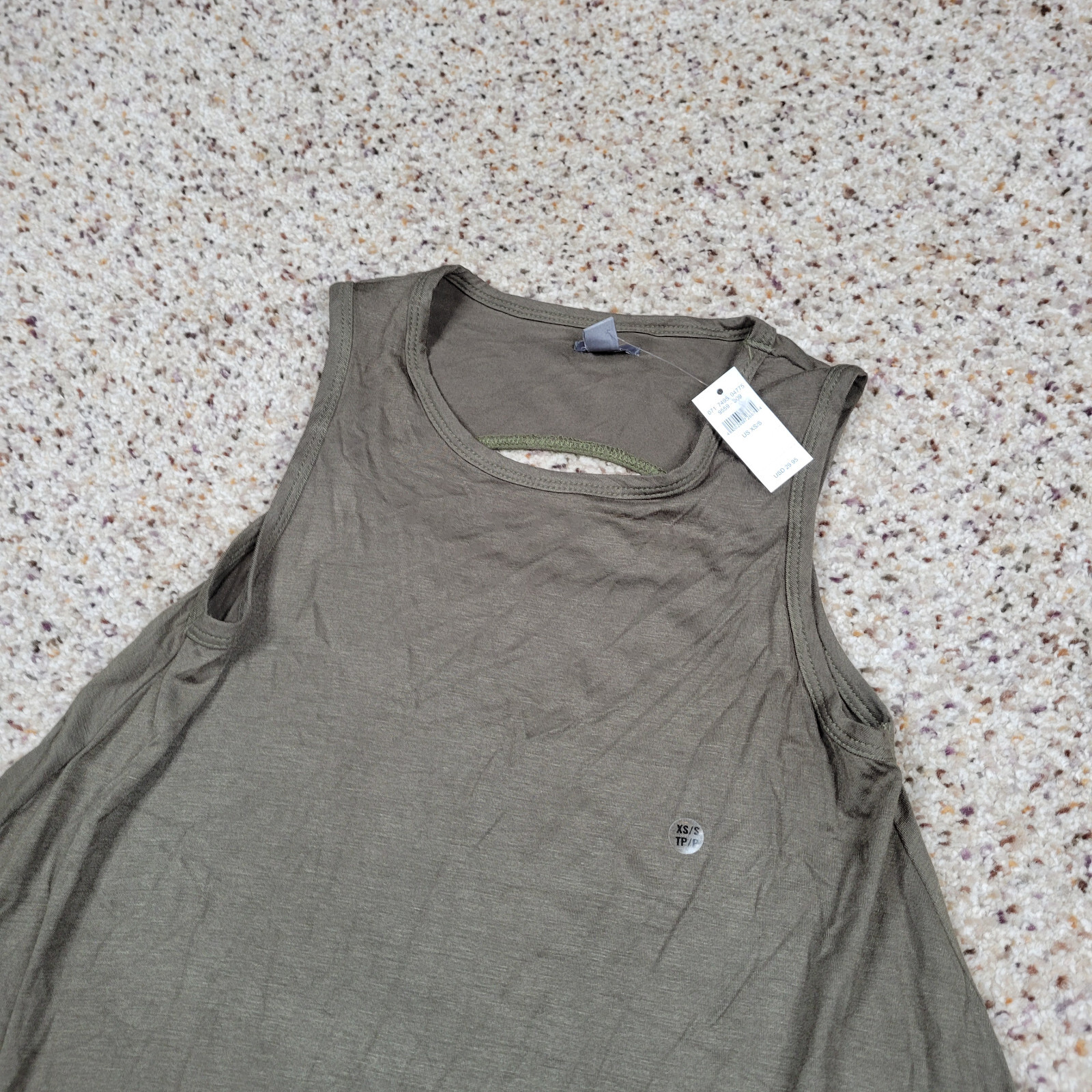 Aerie Dress Womens Extra Small Green Flared Pullover Lightweight Outdoors NEW A1