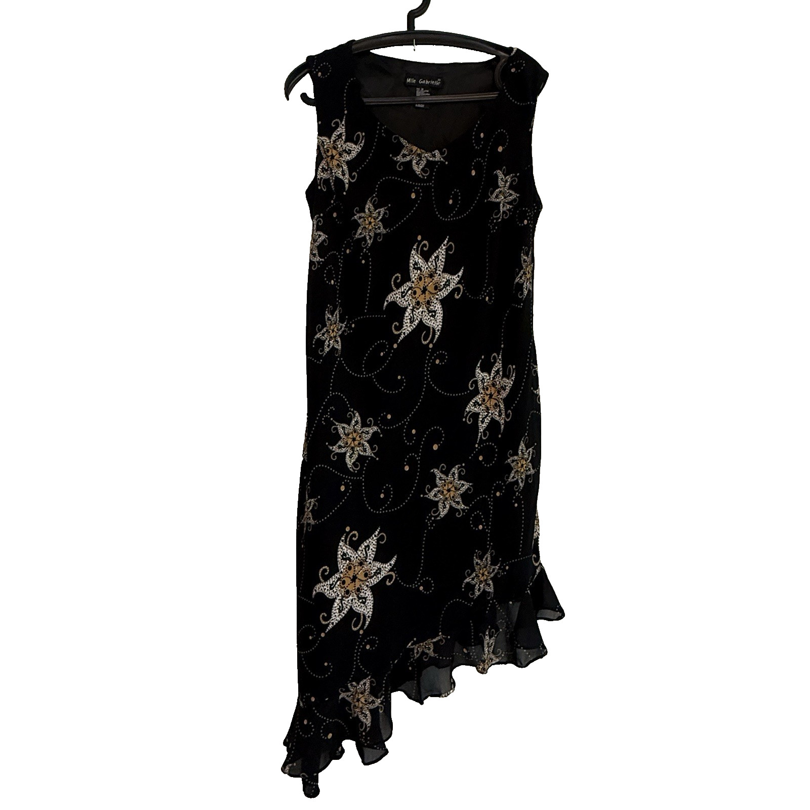Mile Gabrielle Sleeveless Dress 16 Festival Western Boho Cottagecore Lined Flowy