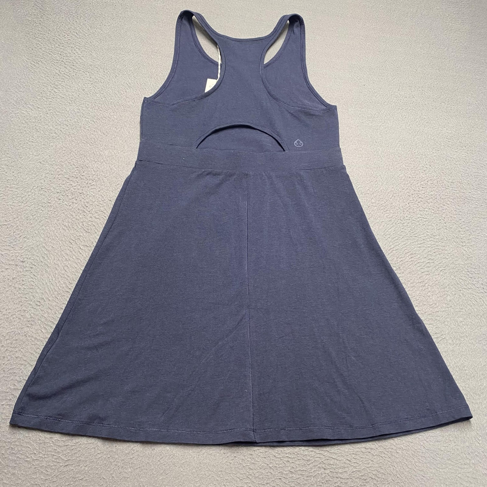 Tasc Performance Dress Womens Large Blue Rhythm Racerback Athleisure Tank Summer