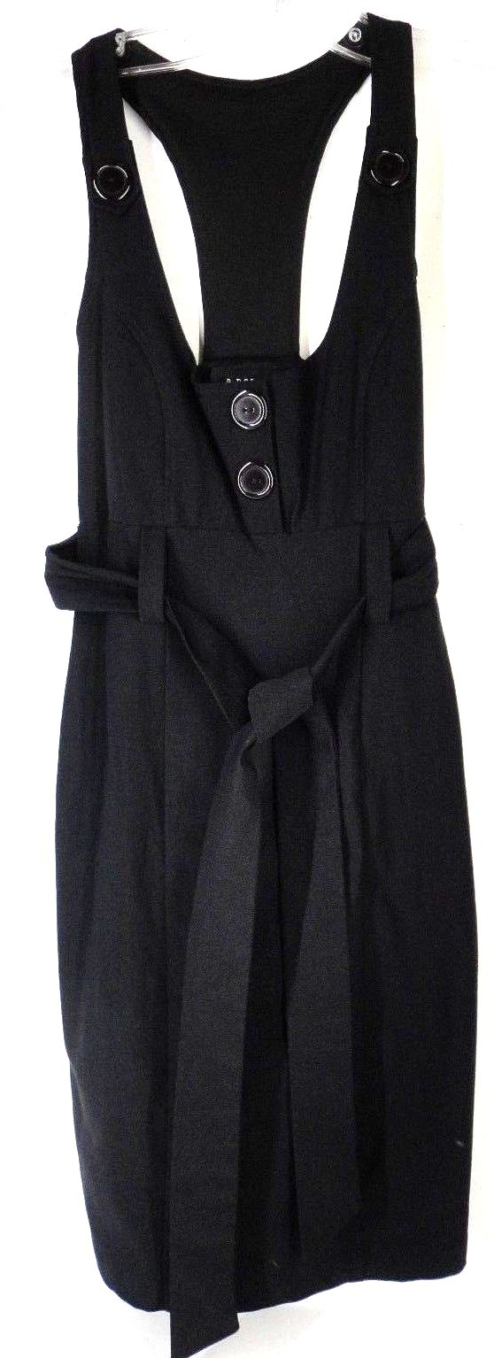 B. Darlin Women Dress Size 9/10 Sleeveless Black Nylon Rayon Spandex