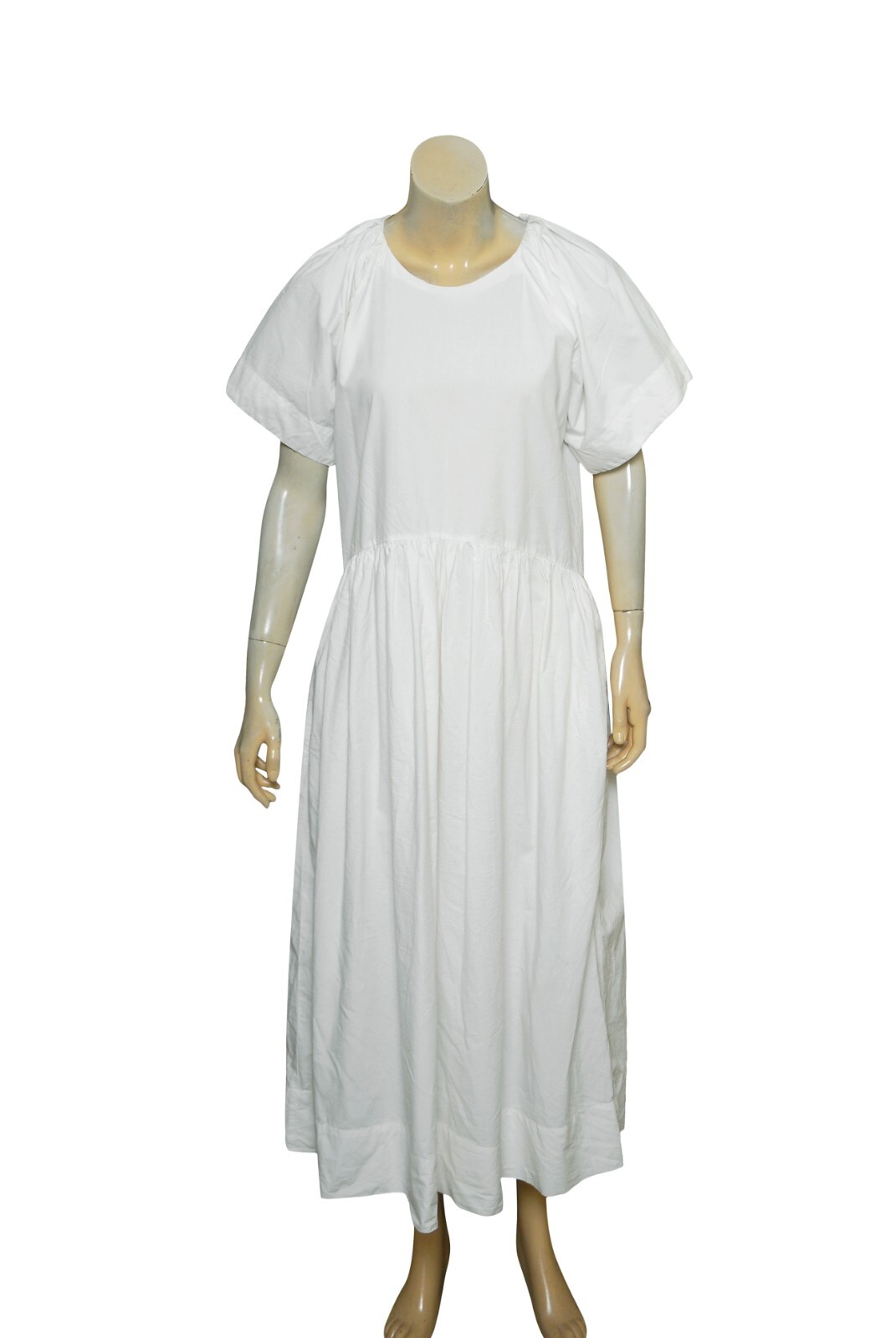 Sundry Midi Dress S 1 Women’s Casual Raglan Short Sleeve Ivory Boho NEW 36213