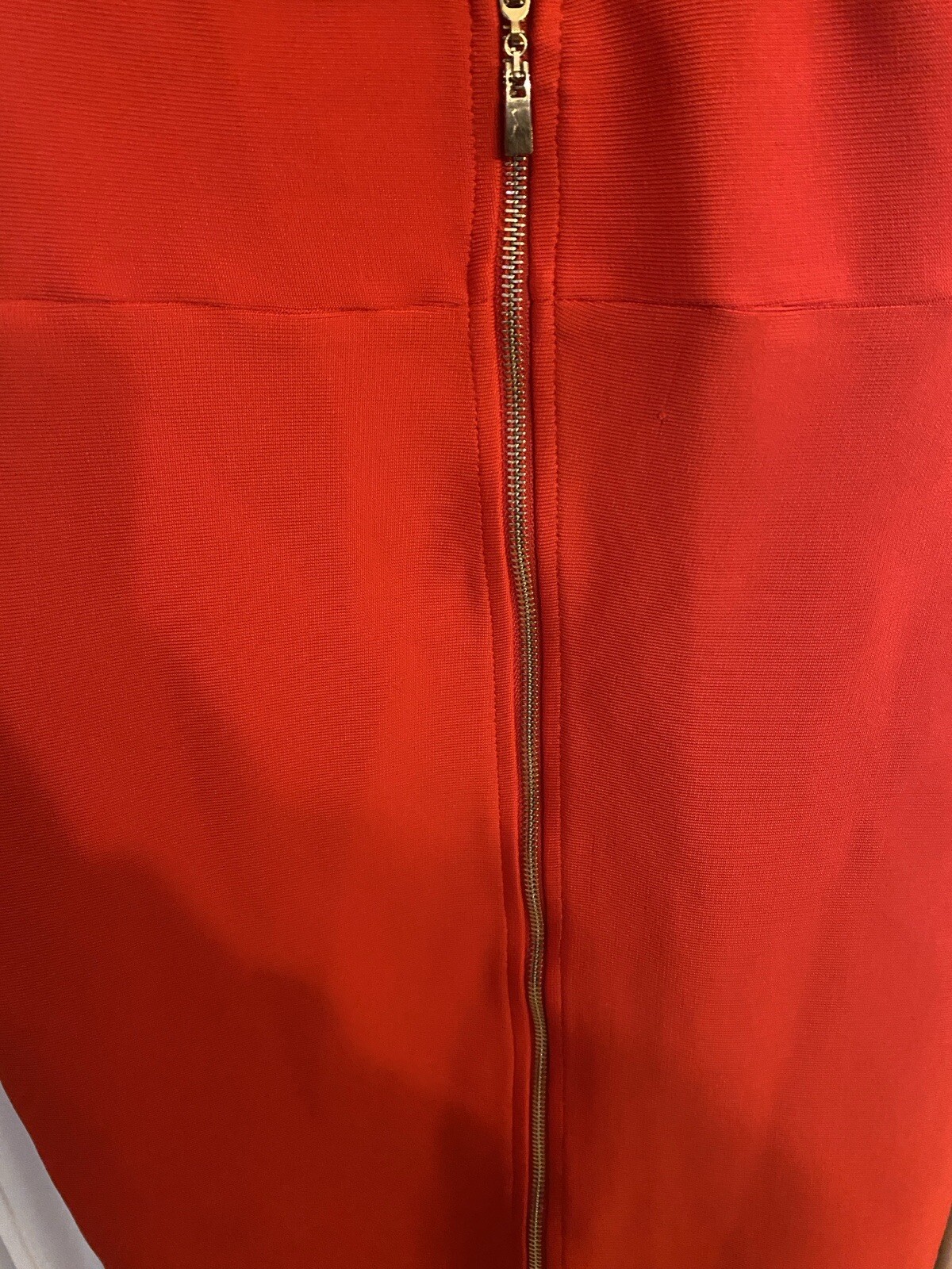 SHEIN ADYCE Double Strappy One Shoulder Bodycon Dress RED Size M