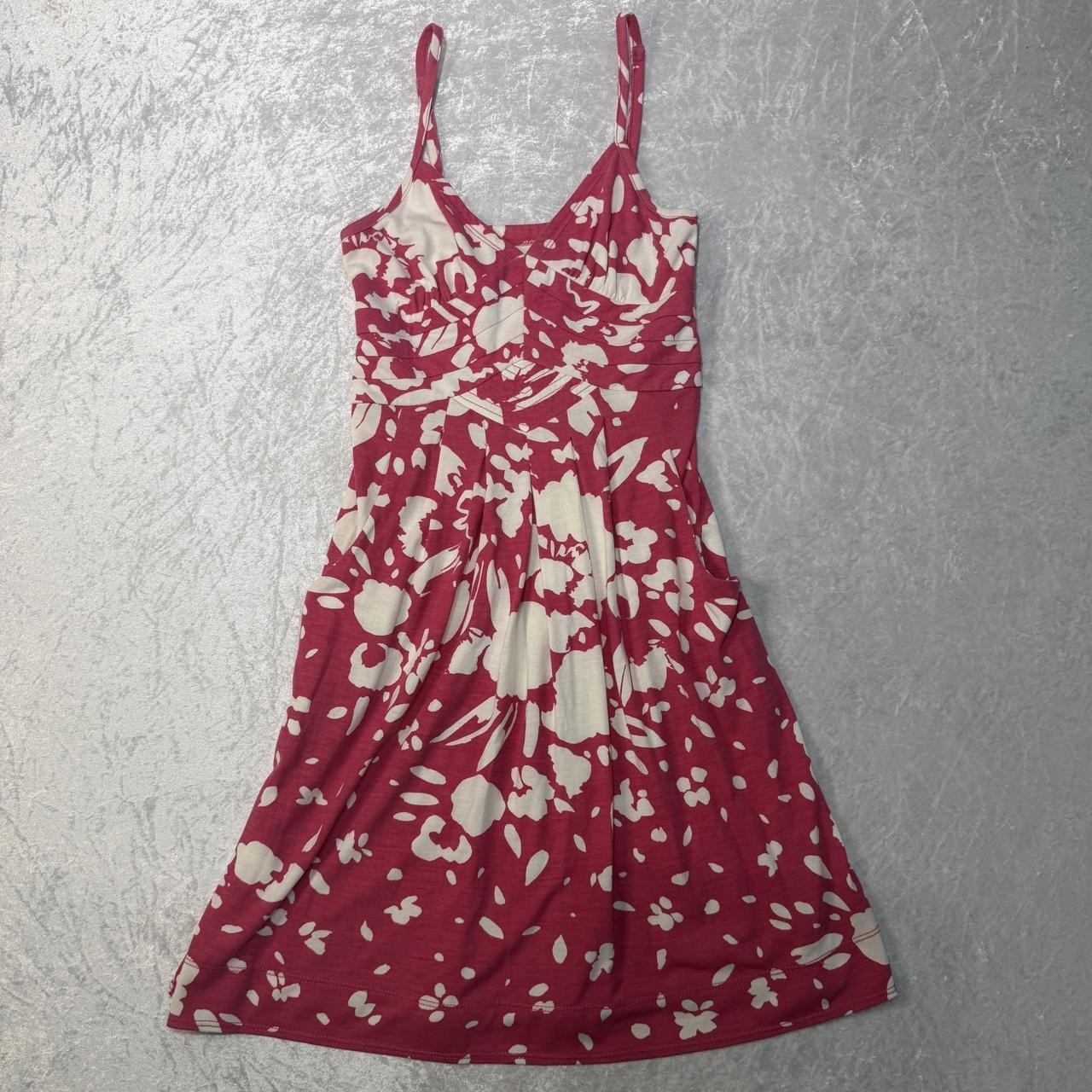 Vintage Y2K American Eagle pink & white floral babydoll dress