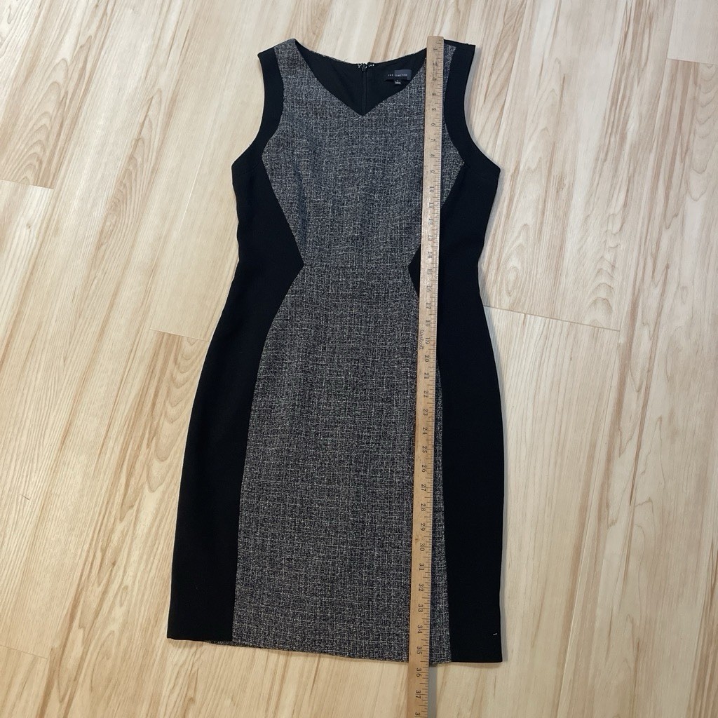 The Limited Color Block Dress Slimming, Lined, Sleeveless Size 2 Career wear