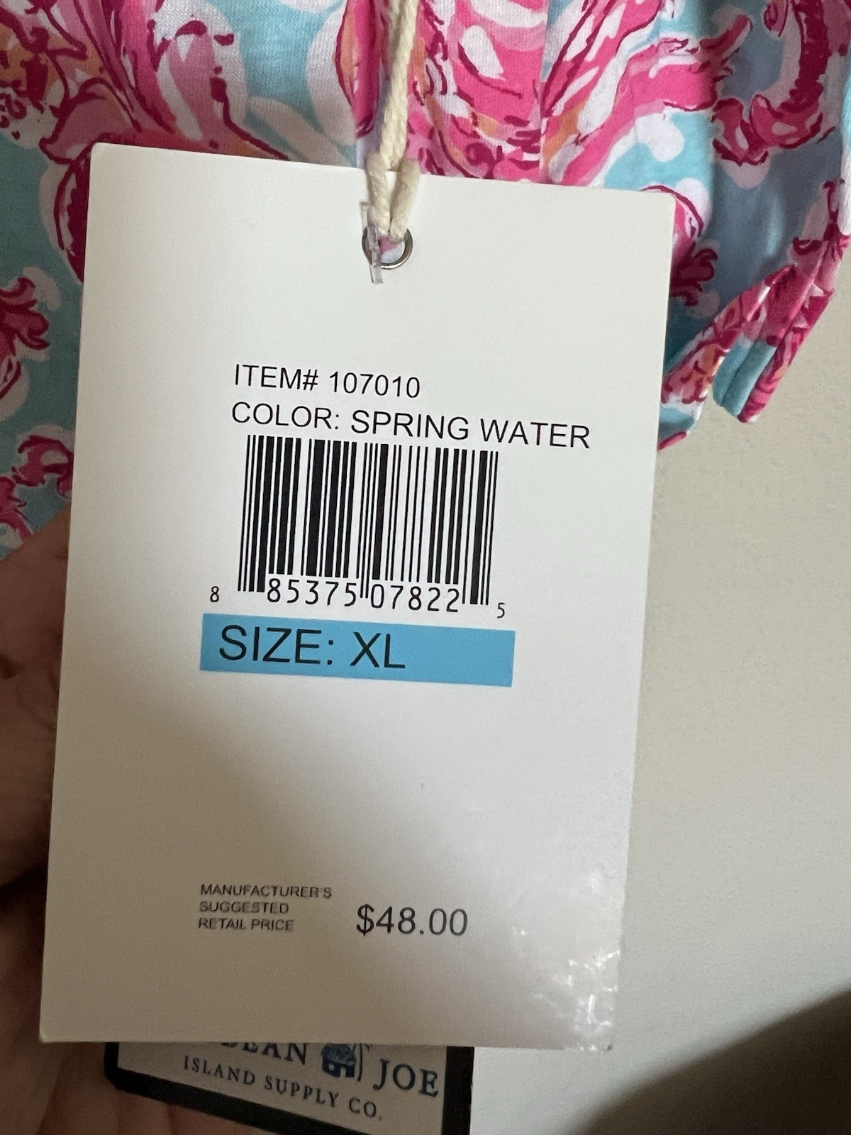Caribbean Joe NWT Tropical Resort Shift Dress XL Coastal Preppy Summer Chic