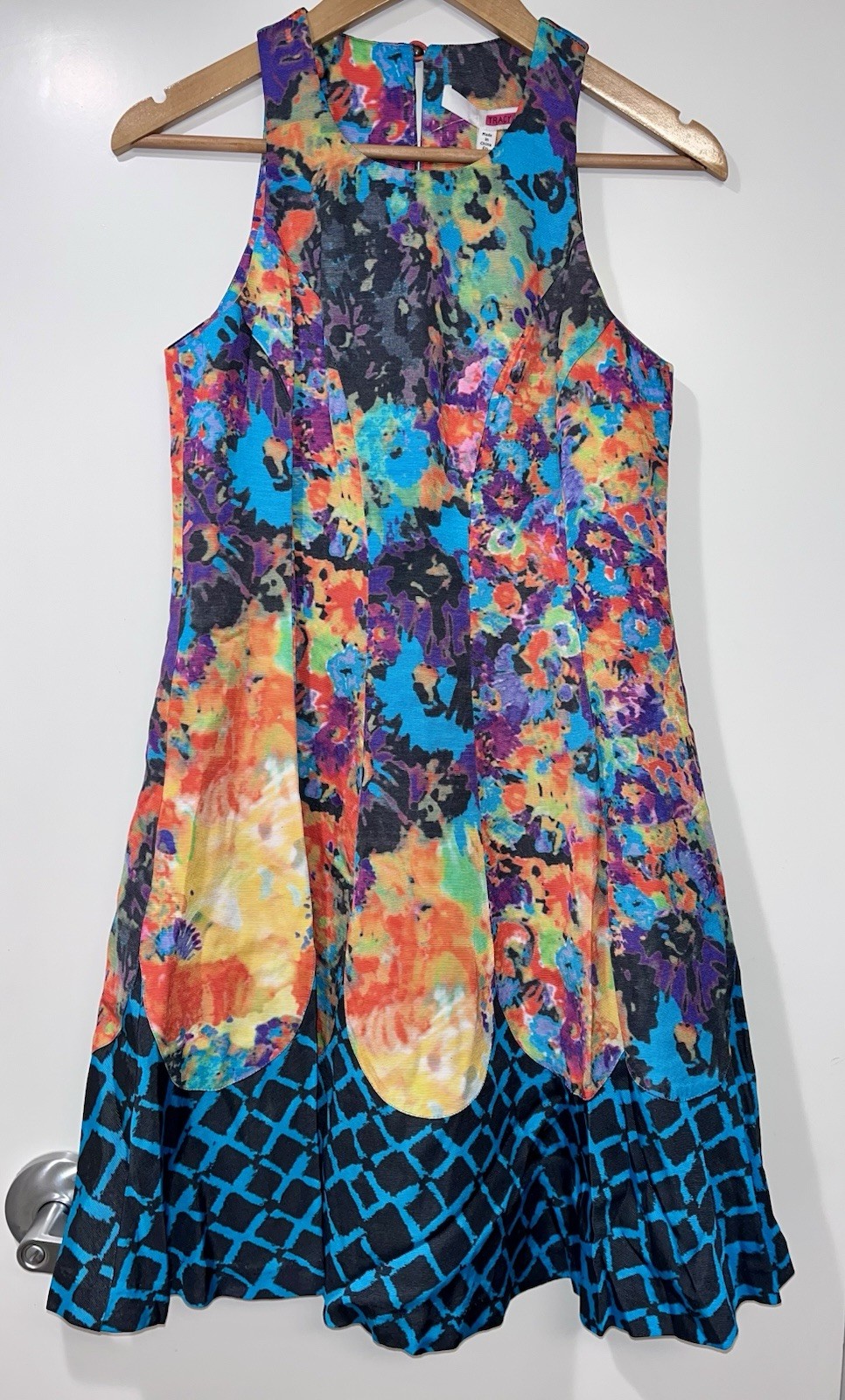 Anthropologie By Tracy Reese, Wearable Art Dress Colorful Pockets Size Medium 6P