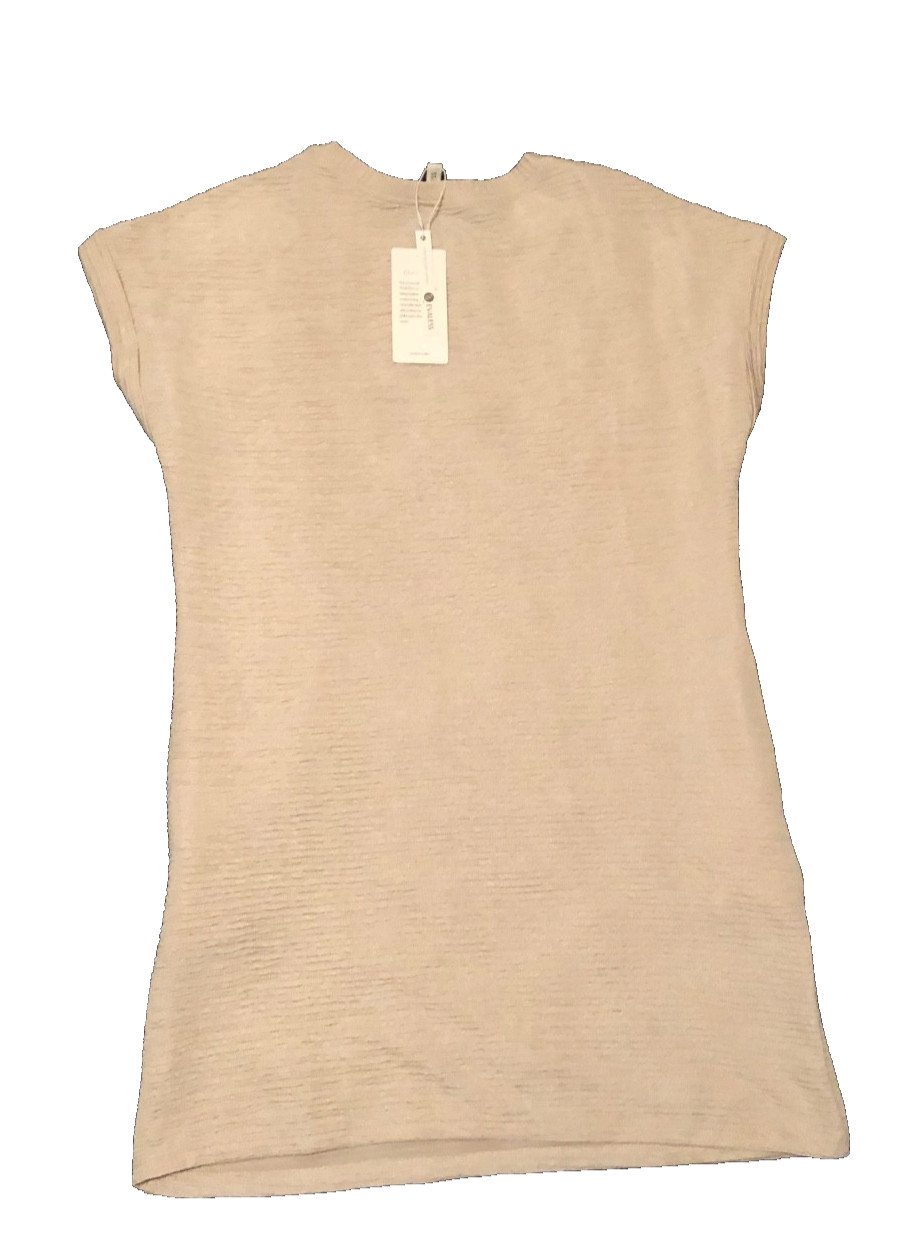 Womens Evaless Ribbed Medium Casual Mini Dress with Short Sleeves and Pockets.