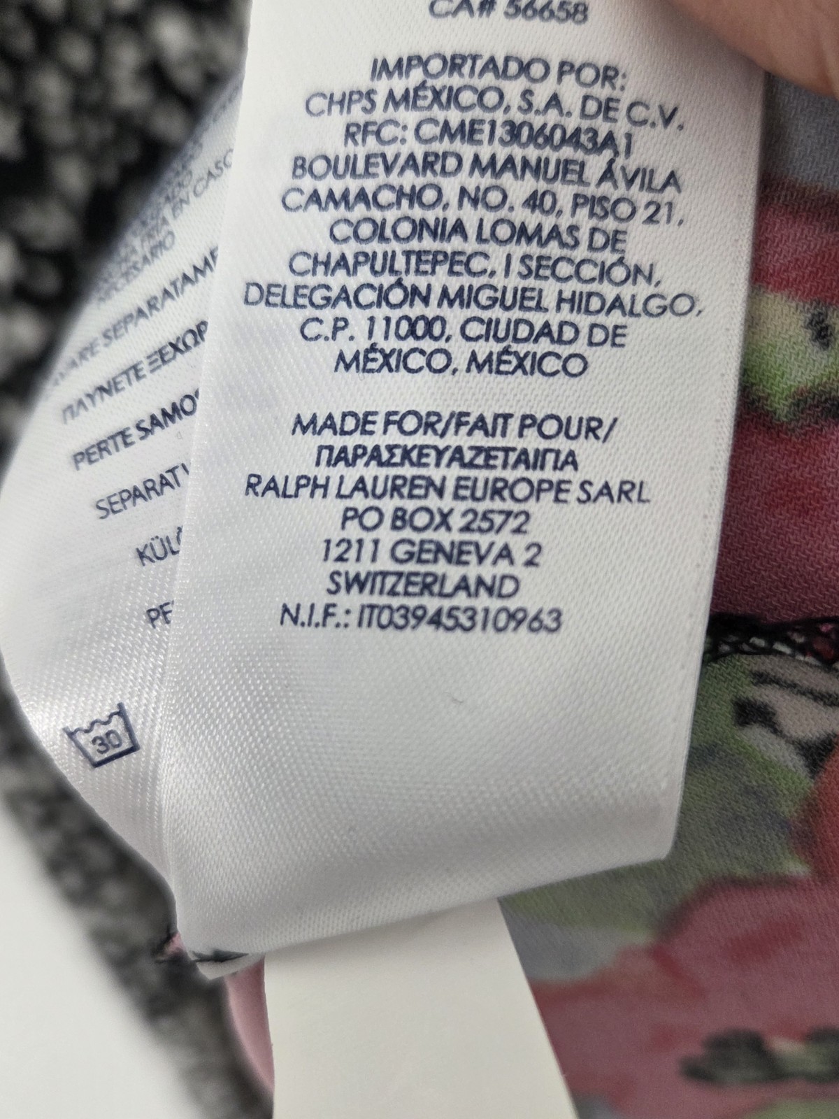 Chaps Maxi Sleeveless V-Neck Gradient Multicolor Floral Pattern Dress Size S
