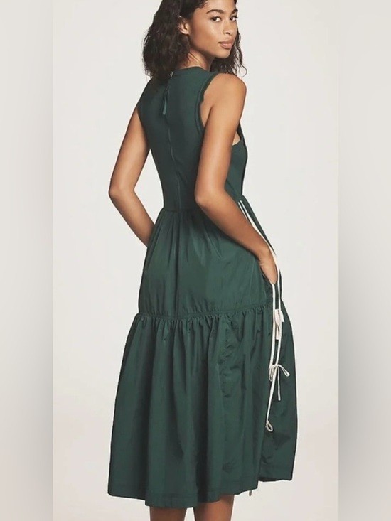 NWT Size M – The Bowline Tiered Cotton Midi Dress Daily Practice (NWT US$ 118)