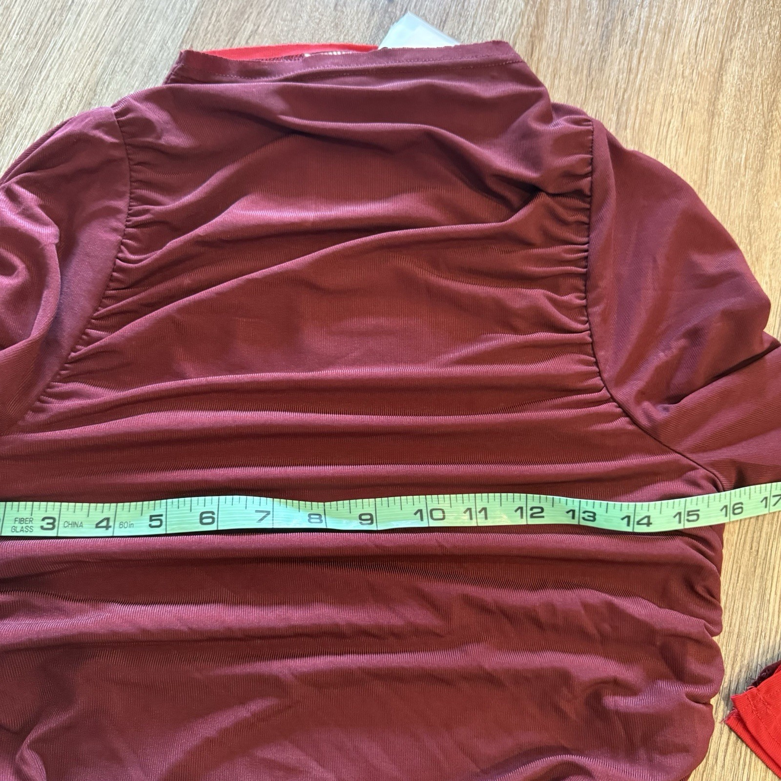 Simon Miller MESH Azora Mesh Midi Dress Burgundy Bodycon Women’s Size Medium NWT