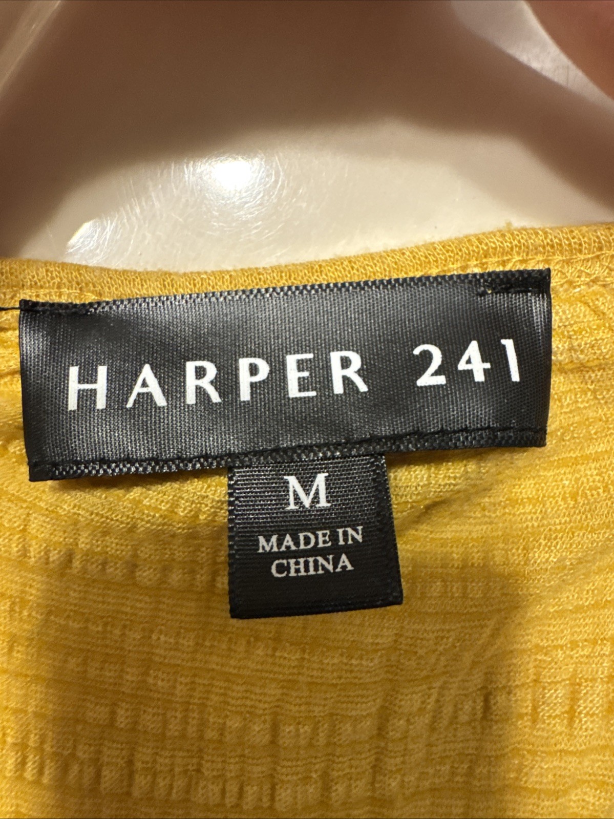 Harper 241 Sz. M Ruffled, non Lined sleeveless Dress Mustard Boho Cottagecore