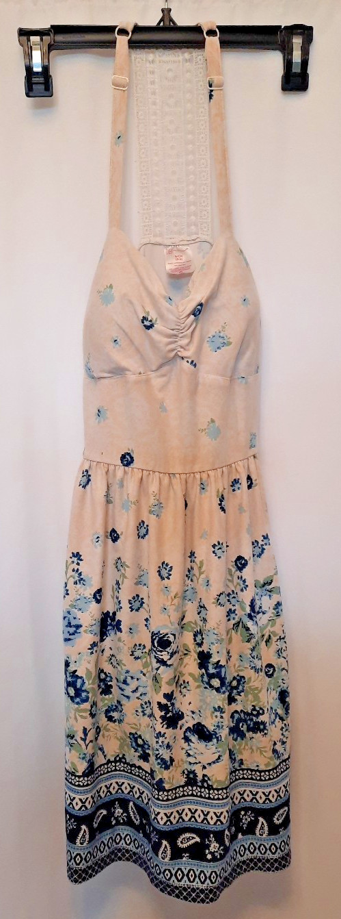 No bounderies BOHO sundress lace back brand new in bag padded bra sleeveless S