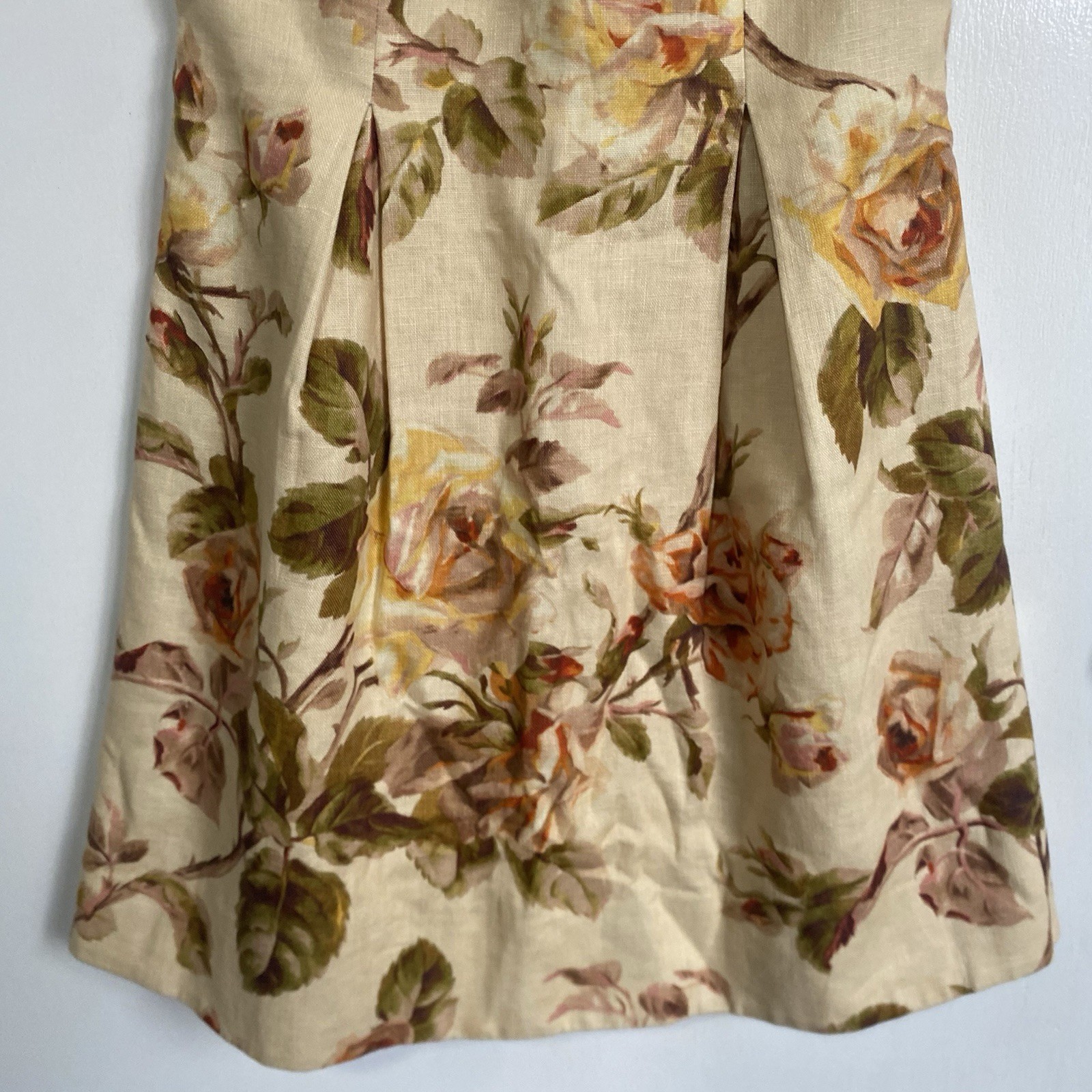 Zimmermann Resistance Dress Size 0 / AU 8 / US 4 Tie Mini Autumn Floral Linen