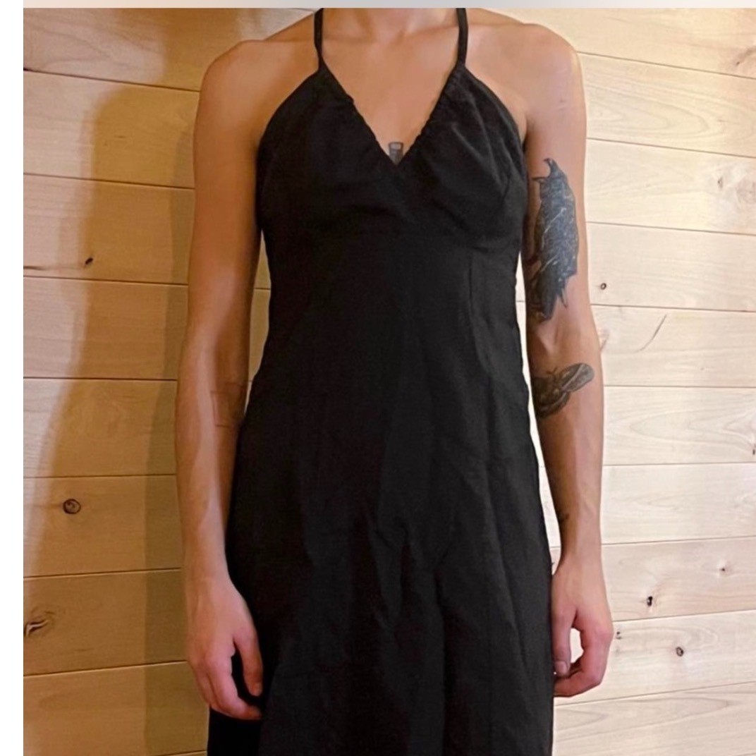 The North Face Womens Halter Neck Dress Black Size S Sporty Hiking Casual Travel
