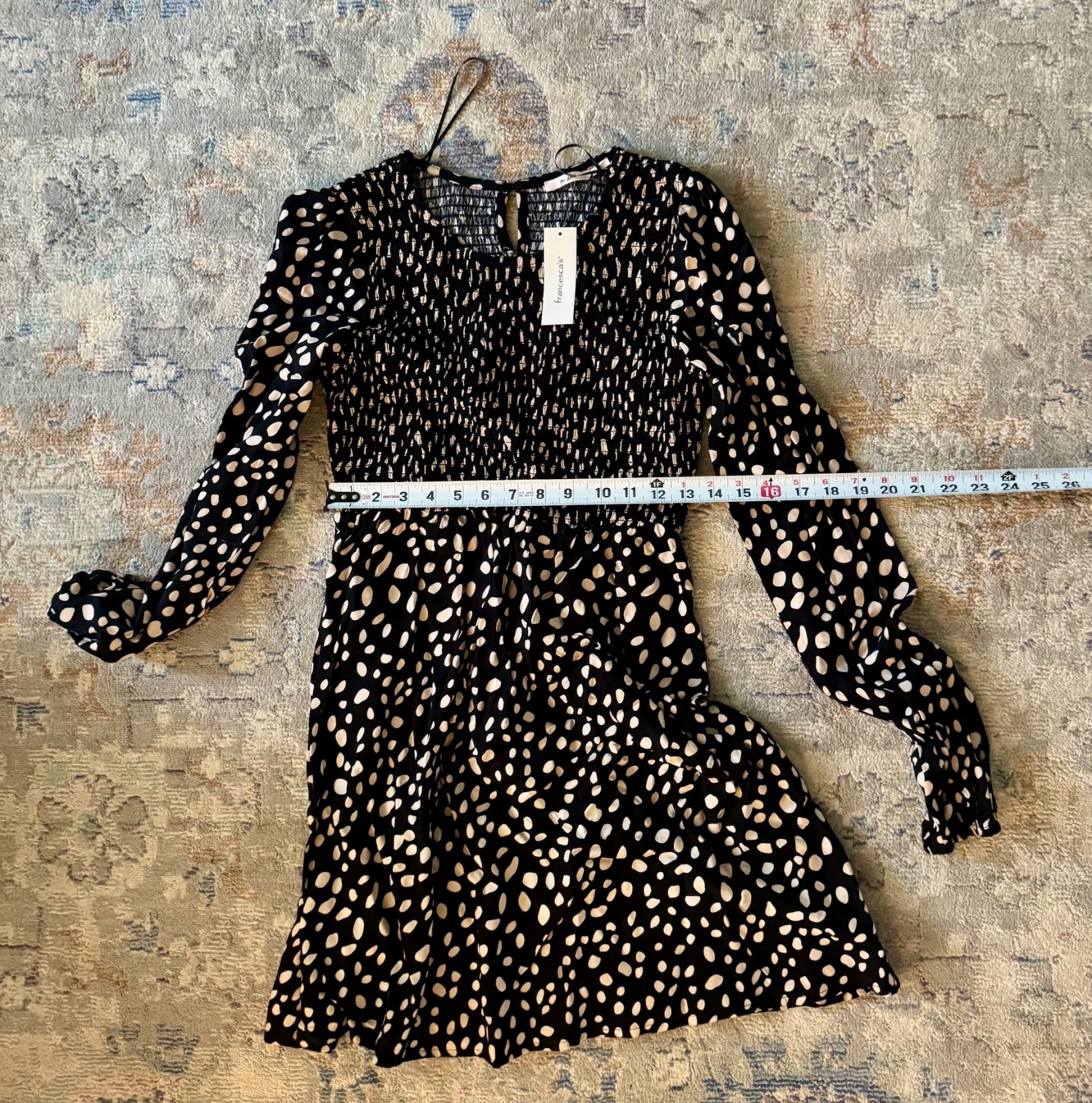 NWT*Francesca’s Size Small Women’s Dress*Super Cute*Business Casual*Polka Dot*