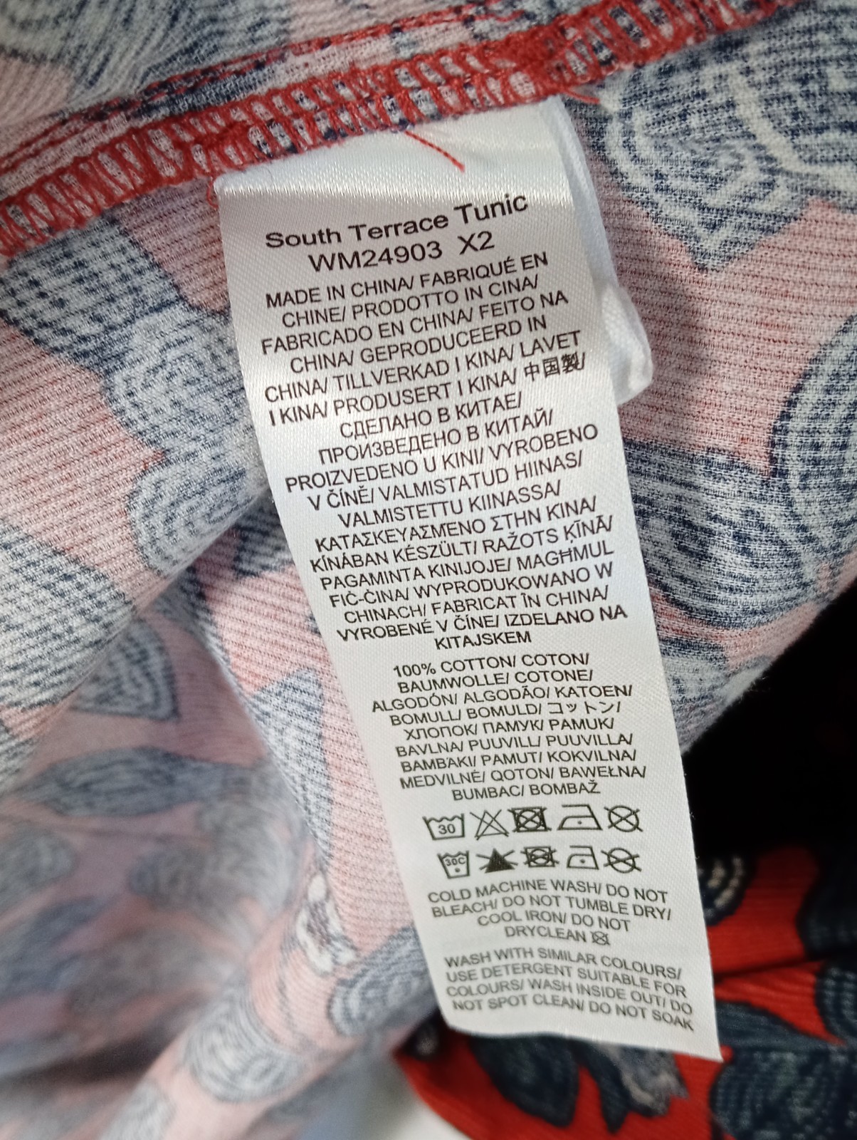 Seasalt Cornwall – 100% Cotton Needle Cord -South Terrace Tunic- -Size UK 10