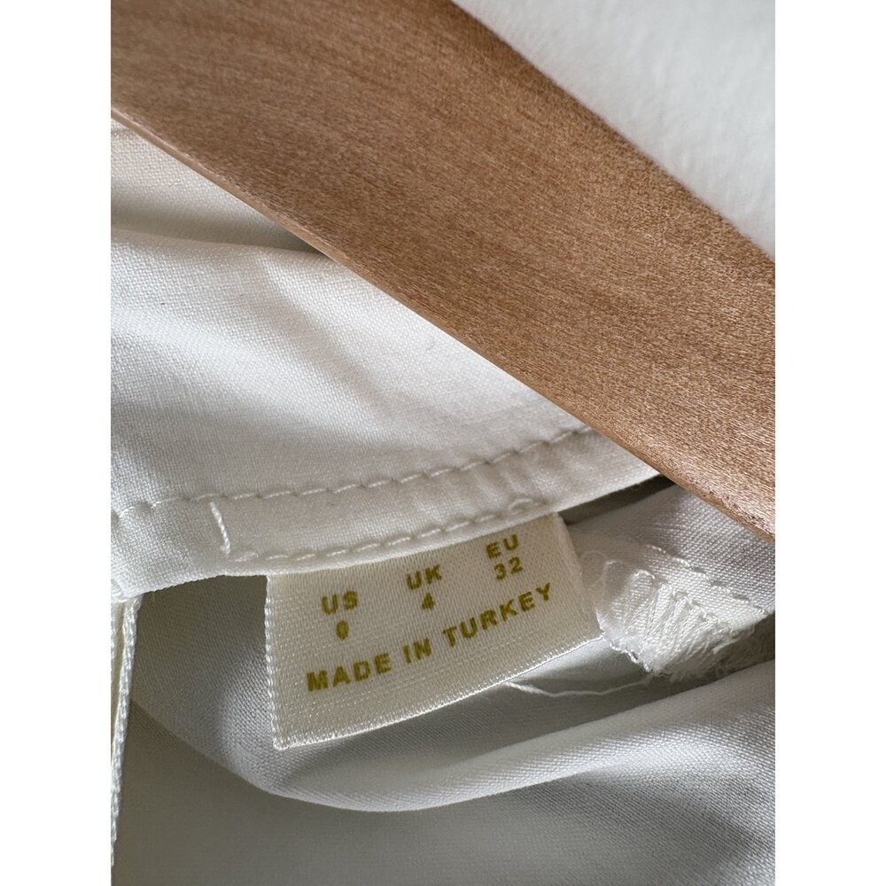 Maeve White Button-Front Maxi Shirt Dress Size 0